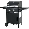 Produktbild: tepro Gasgrill Bloomfield, 2-Brenner je ca. 3 kW, Grillfläche: ca. 40,5 x 44,5 cm - Schwarz