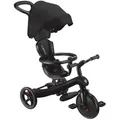 Produktbild: Globber Dreirad Explorer Trike 4in1, Schwarz, Kunststoff, 47x97.5x95 cm, EN 71, höhenverstellbare Schubstange, Outdoor Spielzeug, Kinderfahrzeuge, Dreiräder