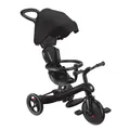Produktbild: GLOBBER Explorer Trike 4in1 Pro in Schwarz – Dreirad, Laufrad und Kinderwagen in 10/8,5 Zoll – TPR-Sitz – höhenverstellbares Kinderfahrzeug