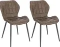 Produktbild: Woltu Esszimmerstuhl (2 St), mit Rückenlehne, gepolsterter Stuhl, Metallbeine