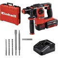 Produktbild: Einhell - Akku-Bohrhammer herocco Kit +5 (1x3,0Ah) Power X-Change (Li-Ion, 18V, 2,2 Joule, 18 Nm, SDS-Plus, inkl, 3,0 Ah-Akku, Ladegerät, 3 Bohrer,