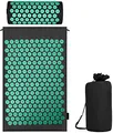 Produktbild: Akupressur Set Akupressurmatte mit Kissen für eine Wohltuende Entspannung und Massage, zur Erleichterung der Rückenschmerzen Kopf-Nackenschmerzen, Stimuliert Energiepunkte im Körper und Wirkt Anregend
