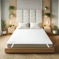 Produktbild: 90x 200 Matratzenschoner - Matratzenauflage für Matratzen bis 30cm - Bei 60°C waschbar & für mehr Hygiene im Bett - Unterbett als Schutz für Bo...