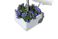 Produktbild: XXD Bepflanzbarer Sonnenschirmständer Schirmständer Flowerpower weiß O 810