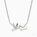 Produktbild: Engelsrufer Halskette 925er Silber Letter Bird Bicolor – eleganter Schmuck