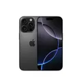 Produktbild: Apple iPhone 16 Pro 1 TB: 5G Handy mit Kamerasteuerung, 4K 120 fps Dolby Vision und einem großen Sprung bei der Batterielaufzeit. Funktioniert mit AirPods, Titan Schwarz