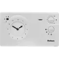 Produktbild: Uhrenthermostat Theben RAM 722 in Weiß mit Steckreiter Wochenprogramm, 230 V