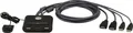Produktbild: ATEN CS22HF - KVM-/USB-Switch - 2 x KVM / USB