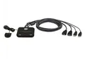 Produktbild: ATEN 2-Port USB FHD HDMI Cable KVM Switch (CS22HF-AT)