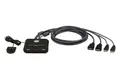 Produktbild: 4710469341304 Aten 2-Port USB FHD HDMI Kabel KVM Switch CS22HF