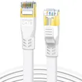 Produktbild: Lan Kabel 5m, Hochgeschwindigkeit Ethernet Kabel 40Gbps 2000MHz Flach