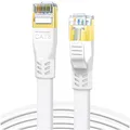 Produktbild: Ethernet Kabel 5m Flach Gigabit 40Gbps 2000MHz Cat8 Hochgeschwindigkeit Netzw...