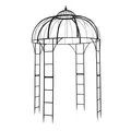 Produktbild: Metall Pavillon Gartenpavillon Rankgitter Rosenbogen Malcesine Ø 2 Meter