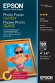 Produktbild: Epson Fotopapier glänzend C13S042548 (10x15cm-100 Blatt) Tintenpatrone