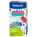 Produktbild: Farbkasten ProColor® 735 PC/12, 12 Farben, türkis/pink