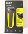 Produktbild: Braun Series 3 300S Elektrorasierer m. 3 flexiblen Klingen, Schwarz/Elektro-Grün