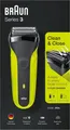 Produktbild: Braun Series 3 Rasierer 300s Herren, Elektrorasierer mit 3 flexiblen Klingen