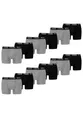 Produktbild: PUMA Boxer Boxershorts Men Herren Everyday Unterhose Unterwäsche 12er Pack, Farbe:Black/Grey Melange, Bekleidungsgröße:XXL