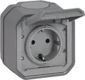 Produktbild: Legrand Plexo NEW SCHUKO Steckd. 069730L grau 1fach IP44 10 (069730L)