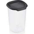 Produktbild: Tupperware One Touch Fresh®  1,25l mit anthrazit Deckel - Grau
