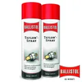Produktbild: Ballistol 2x400 ml Teflon™ Spray Trockenschmierung Metallteile Lager Langzeit