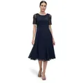Produktbild: Vera Mont Cocktailkleid Damen mit Spitze Spitze blau L (42)