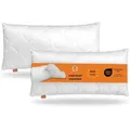 Produktbild: Kopfkissen 40 x 80 cm, 2er Set, Bettkissen, 100% Mikrofaser, für Allergiker geeignet, sleepling Komfort 100 - Weiß