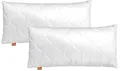 Produktbild: Kopfkissen 40x80 cm 2er Set Allergiker Kissen waschbar Made in EU Ökotex lang...