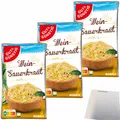 Produktbild: Gut&Günstig Wein-Sauerkraut mild 3er Pack 3x520g Packung usy Block