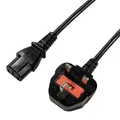 Produktbild: LogiLink Netzkabel, UK-Stecker (BS 1363) auf Kaltgerätebuchse  1 Stück