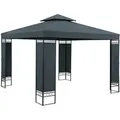 Produktbild: Pavillon Lorca Anthrazit 3x3m UV-Schutz 50+