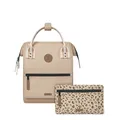 Produktbild: Cabaïa - Adventurer Rucksack Lobito Mini 10L - Wasserabweisend - Laptopfach bis zu 10,5 Zoll - 2 Vordertaschen - vegan zertifiziert - Rucksack für Reisen und Arbeit, Damen & Herren - Beige
