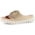 Produktbild: Gabor Pantolette, Plateau, Sommerschuh, Schlappen mit Zierperlen an der Zierschnalle beige 44 EU (9,5 UK)
