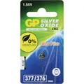 Produktbild: GP Batteries Silver Oxide Cell 377 Einwegbatterie SR66 Siler-Oxid (S) (1 Stk., SR66, 24 mAh) (040UP377C1)