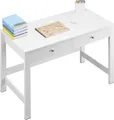Produktbild: VEVOR kleiner Schreibtisch mit Schublade für Schlafzimmer, einfacher Arbeitstisch aus Holz zum Zeichnen, Lesen, rechteckiger Arbeitstisch