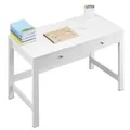 Produktbild: VEVOR kleiner Schreibtisch mit Schublade für Schlafzimmer, einfacher Arbeitstisch aus Holz zum Zeichnen, Lesen, rechteckiger Arbeitstisch aus MDF