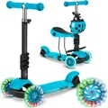 Produktbild: 3-in-1-Laufroller für Kinder – Roller DREI Rollen - Kinderroller 3 Räder – Ki...