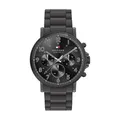 Produktbild: Tommy Hilfiger Multi Zifferblatt Quarz Uhr für Herren mit Schwarzes Edelstahlarmband - 1710383