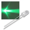 Produktbild: world-trading-net - 25 LEDs wasserklar 5mm grün Typ WTN-5-8000gr, Leuchtdiode, bedrahtet, Diode Leuchtend, als Bauteil