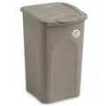 Produktbild: Wäschekorb mit Deckel 50L Braun Kunststoff Wäschesammler Wäschetonne Wäscheeimer