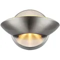 Produktbild: Globo LED-Wandleuchte SAMMY Nickel matt