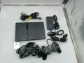 Produktbild: PlayStation 2 PS2 Slim Konsole + 2 ORIGINAL DualShock Controller & Memory 🎮✅