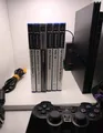 Produktbild: Sony PlayStation 2 Slim Konsole Schwarz PS2 + Original Controller + 6 Spiele