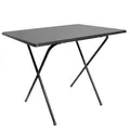 Produktbild: Scherentisch 60x80 cm Klapptisch Anthrazit Melamin Punkte Dekor
