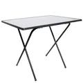 Produktbild: Scherentisch 60x80cm anthrazit mit Scherengestell Klapp Garten Terrasse Beistell