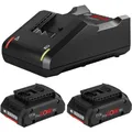 Produktbild: Bosch Starter-Set 2x ProCORE 18V 4,0Ah & GAL 18V-40 Professional Ladegerät/Akku