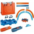Produktbild: MATTEL Hot Wheels Track Builder Unlimited Mega Stunt Box, Autorennbahn inkl. 2 Spielzeugautos GGP93 - Neu /