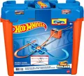 Produktbild: Hot Wheels Track Builder Deluxe Stunt Box inkl. 2 Autos Spurwechsler Kurve GGP93