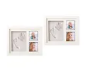 Produktbild: 2 Stück Babyhand Fußabdruck Set Pookie Boo Selber Machen Echtholz Bilderrahmen