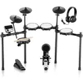 Produktbild: VEVOR E-Drum-Set, 32 Drum-Kits und 480 Sounds, elektronisches Schlagzeug, USB-MIDI-unterstütztes 203,2 mm Leises Mesh-Snare-E-Drum-Set mit 254 mm ...